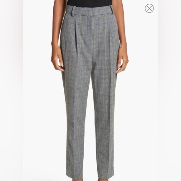 Rebecca Taylor Pants - Rebecca Taylor Plaid High Waist Trousers Size 8